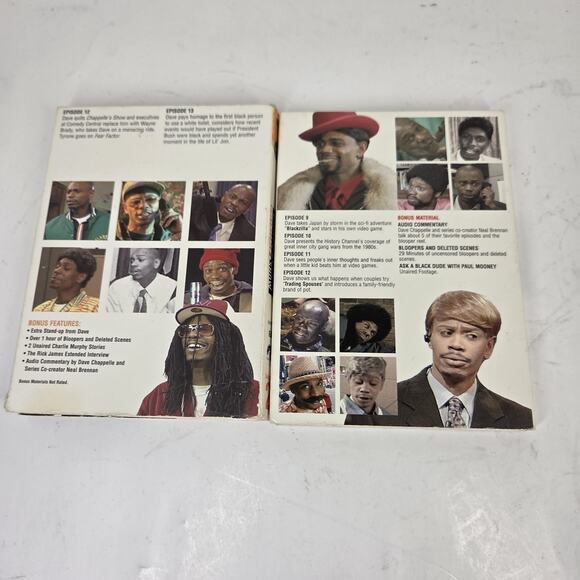 Comedy Central Dave Chappells Show Season One & 2 Uncensored Comedy Television - Picture 3 of 6